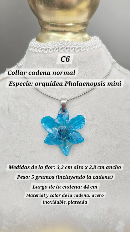 Collares con orquídeas