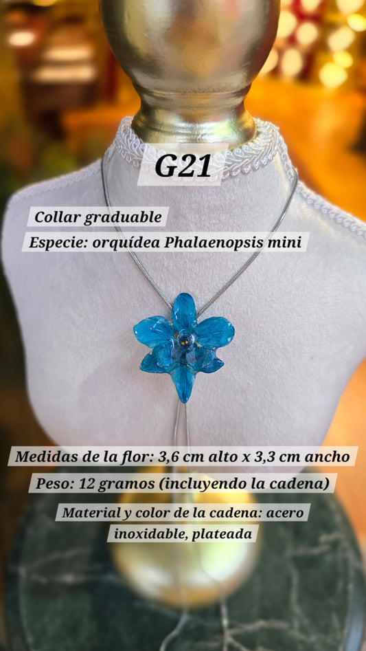 Collares con orquídeas