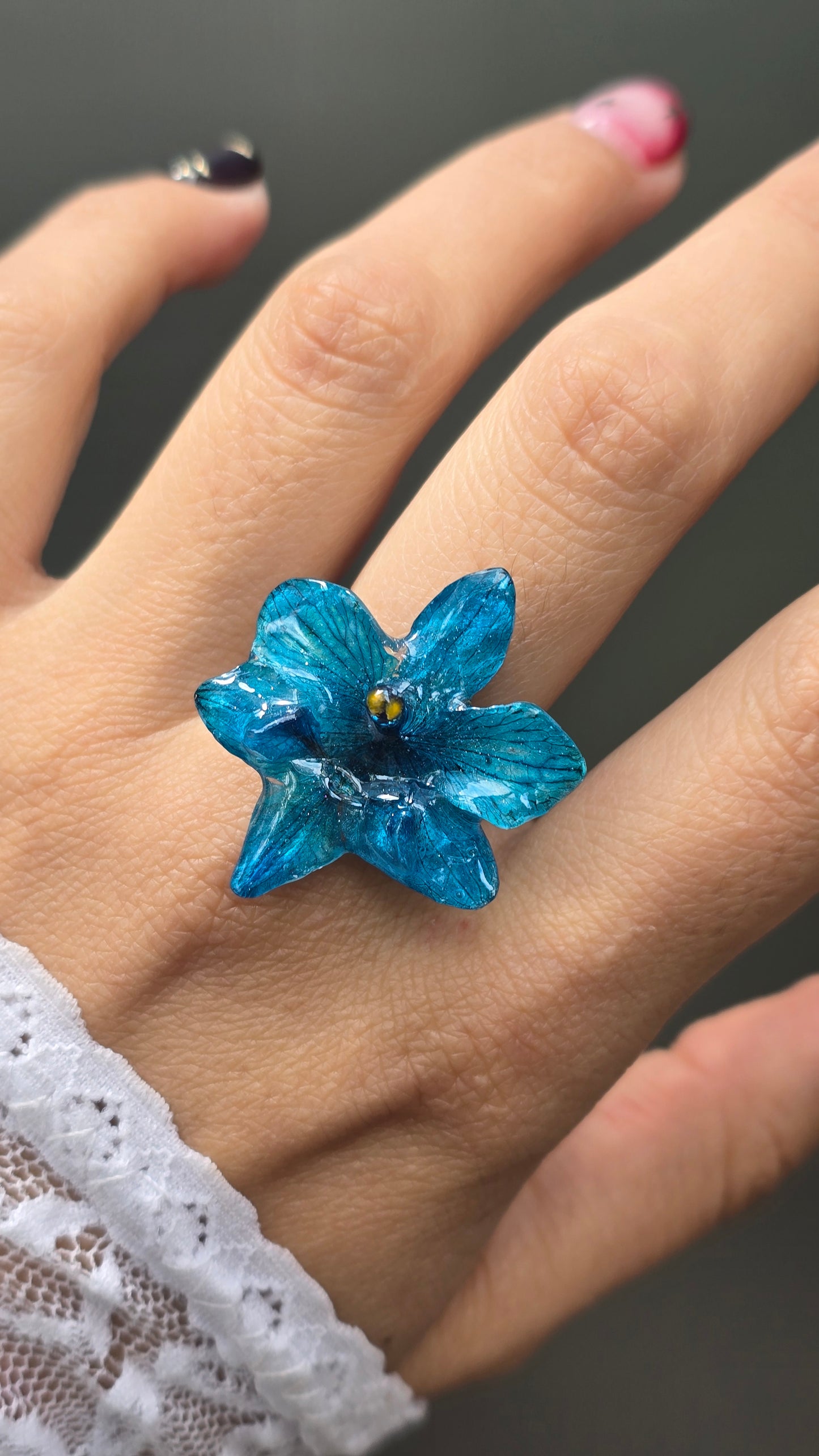 Anillo de orquídea mini Phalaenopsis - D10