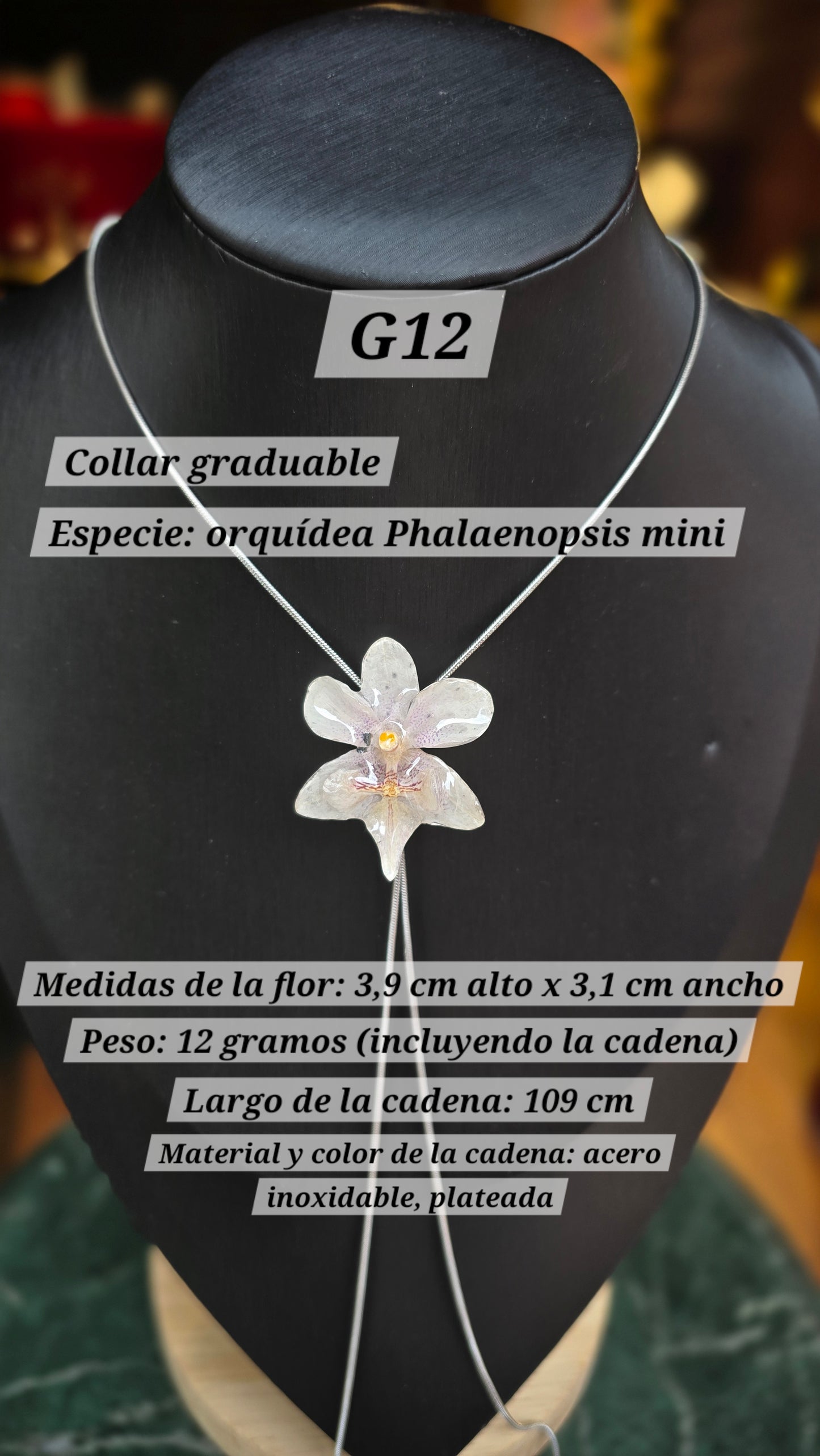 Collares con orquídeas