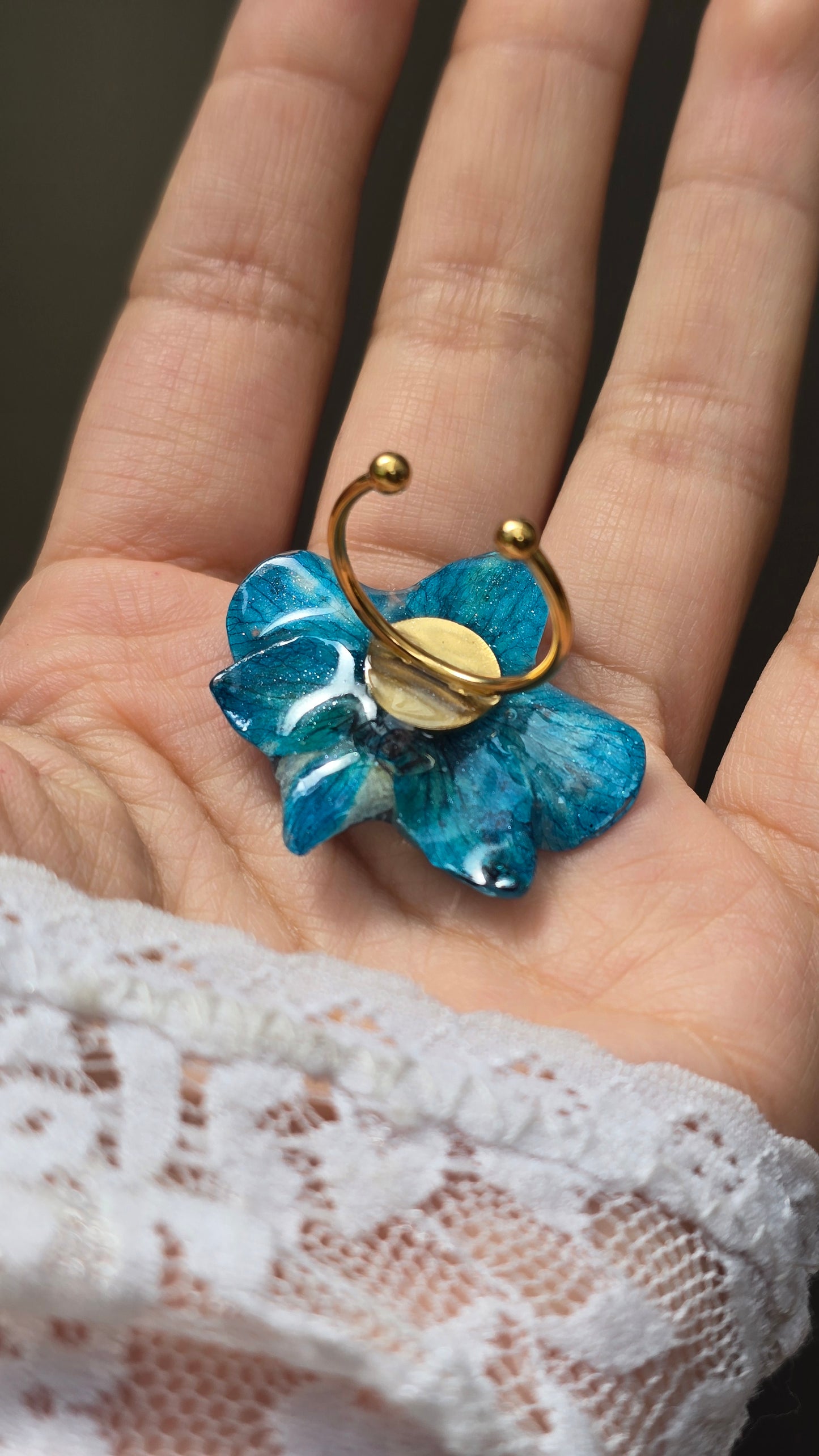 Anillo de orquídea mini Phalaenopsis - D11
