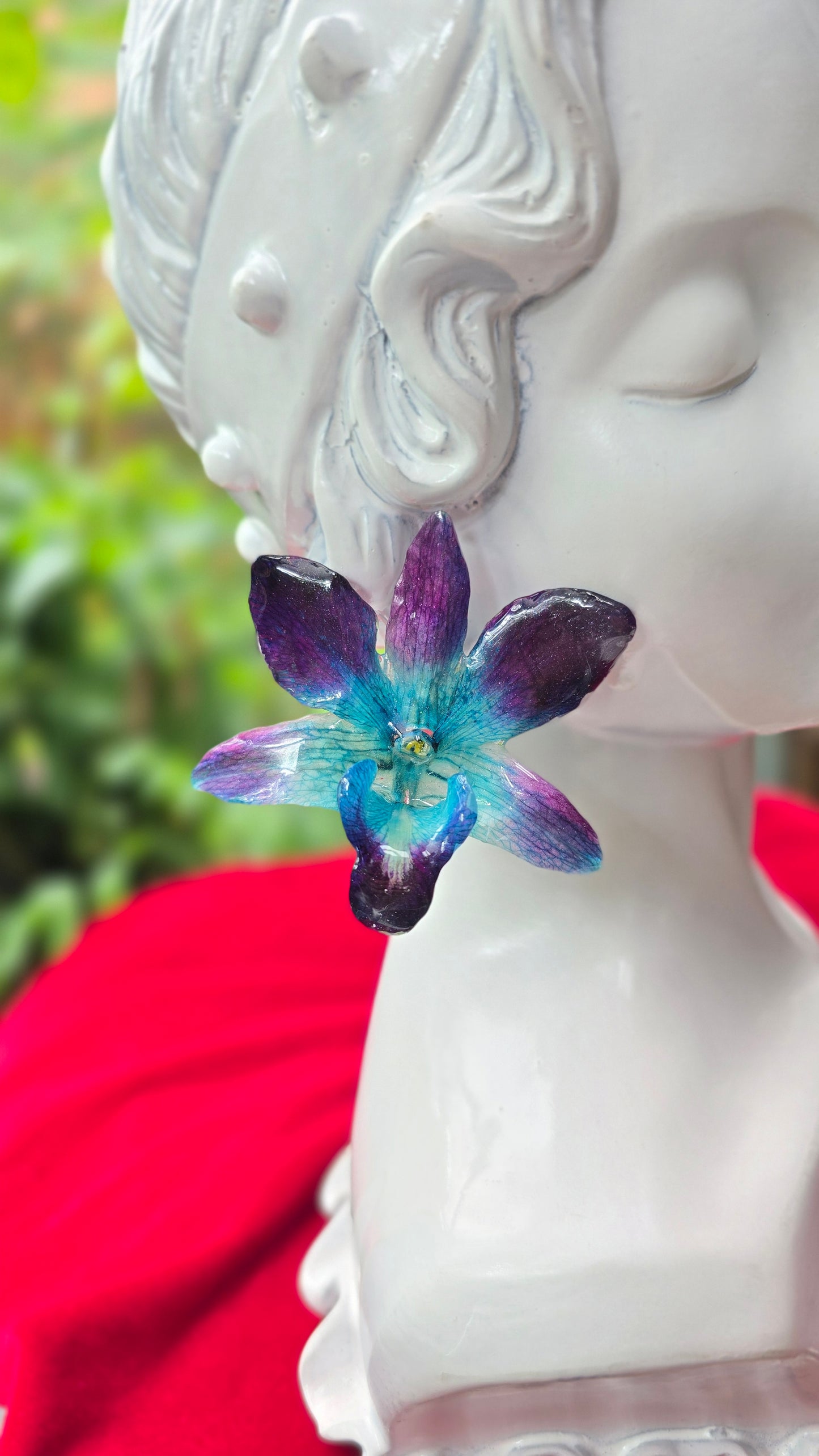 Aretes de orquídeas Dendrobium - D2