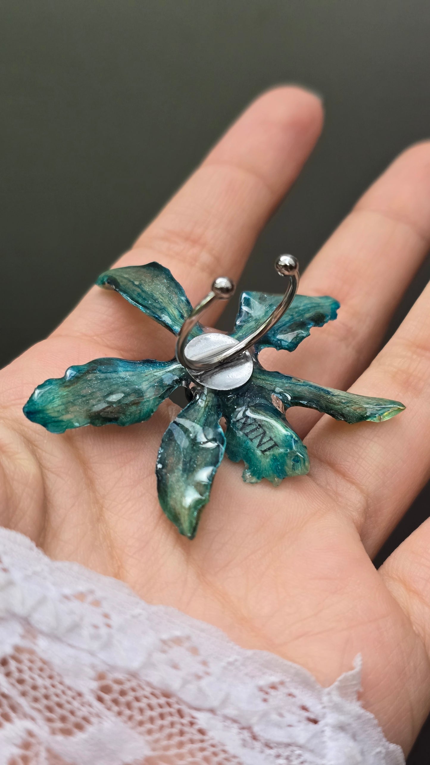 Anillo de orquídea Odontoglossum - D8