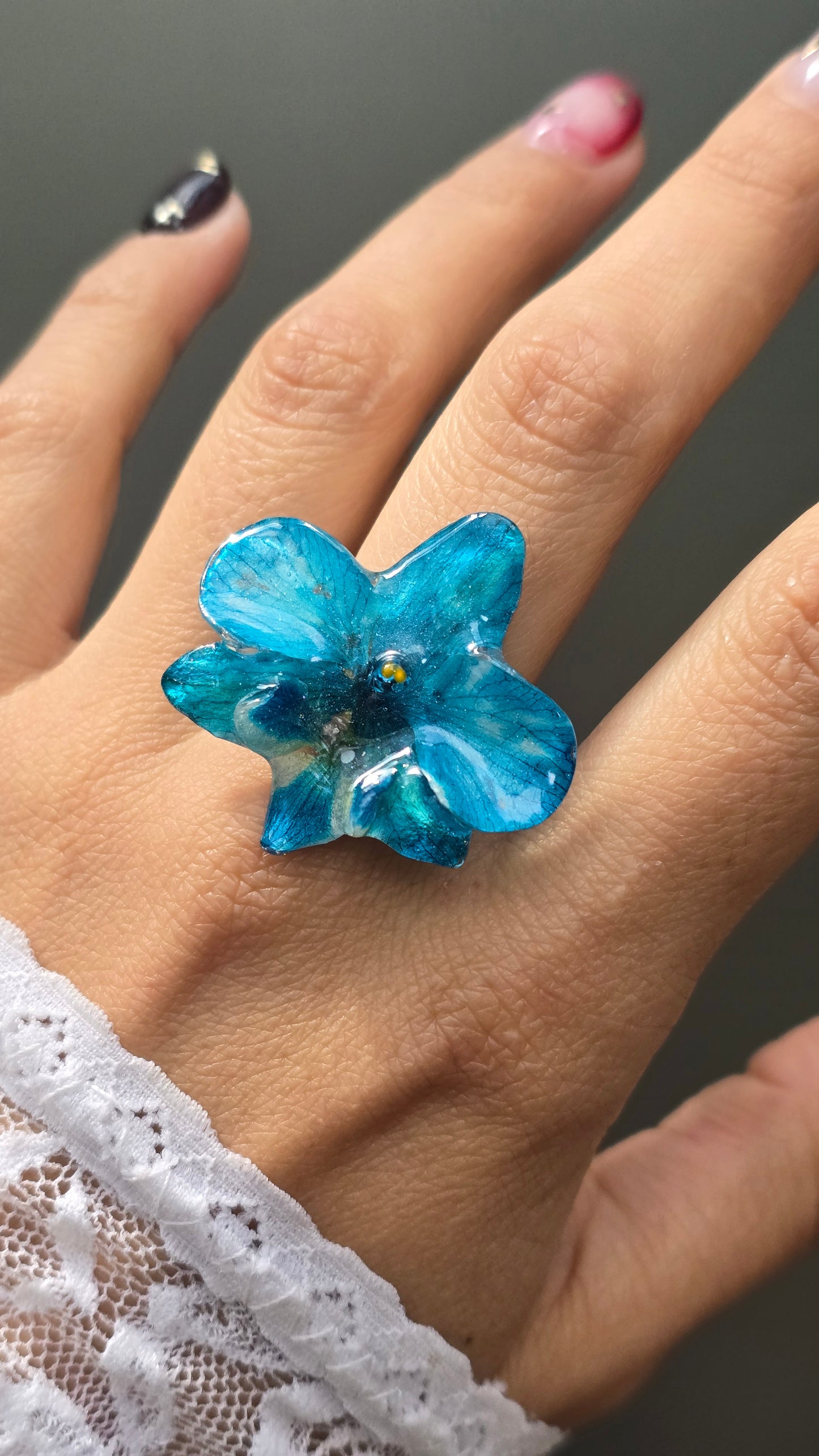 Anillo de orquídea mini Phalaenopsis - D11