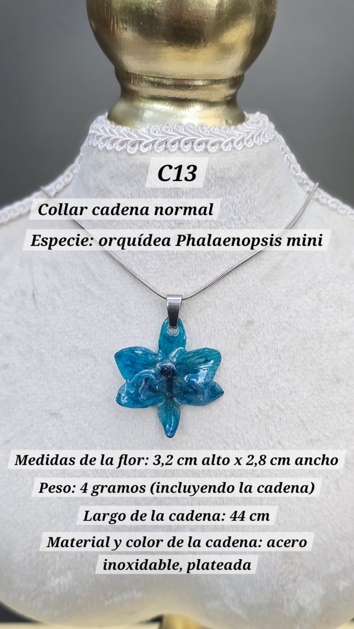 Collares con orquídeas